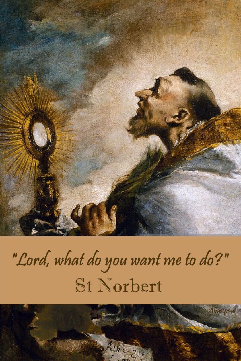 lord what do you want me to do - st norbert