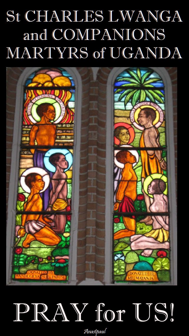 martyrs of uganda pray for us