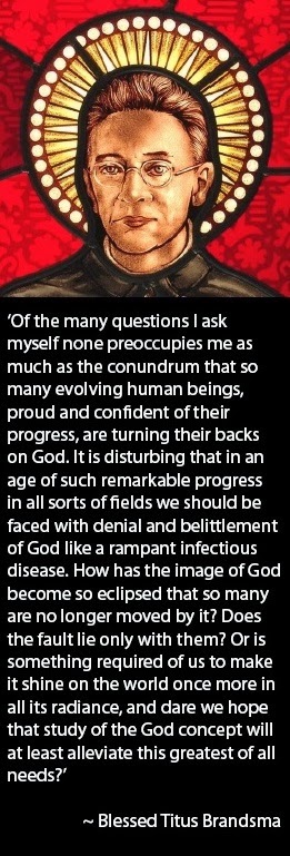 of the many questions I ask myself...bl titus brandsma