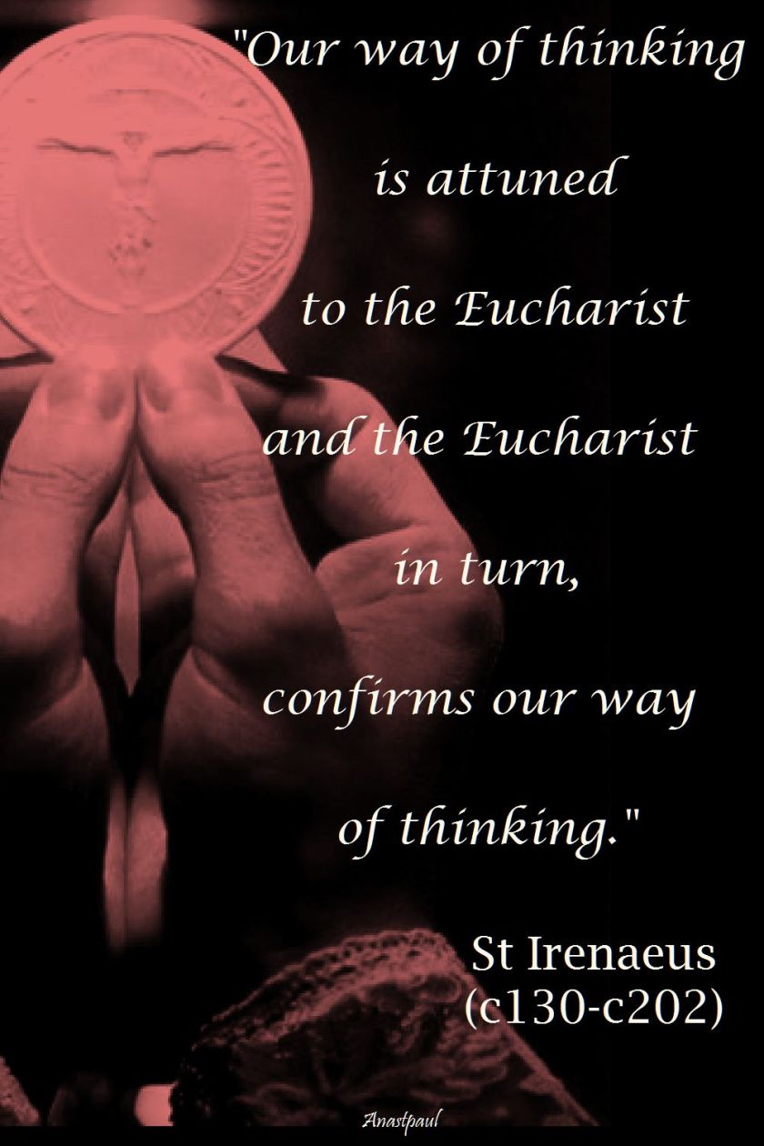 our way of thinking - st irenaeus