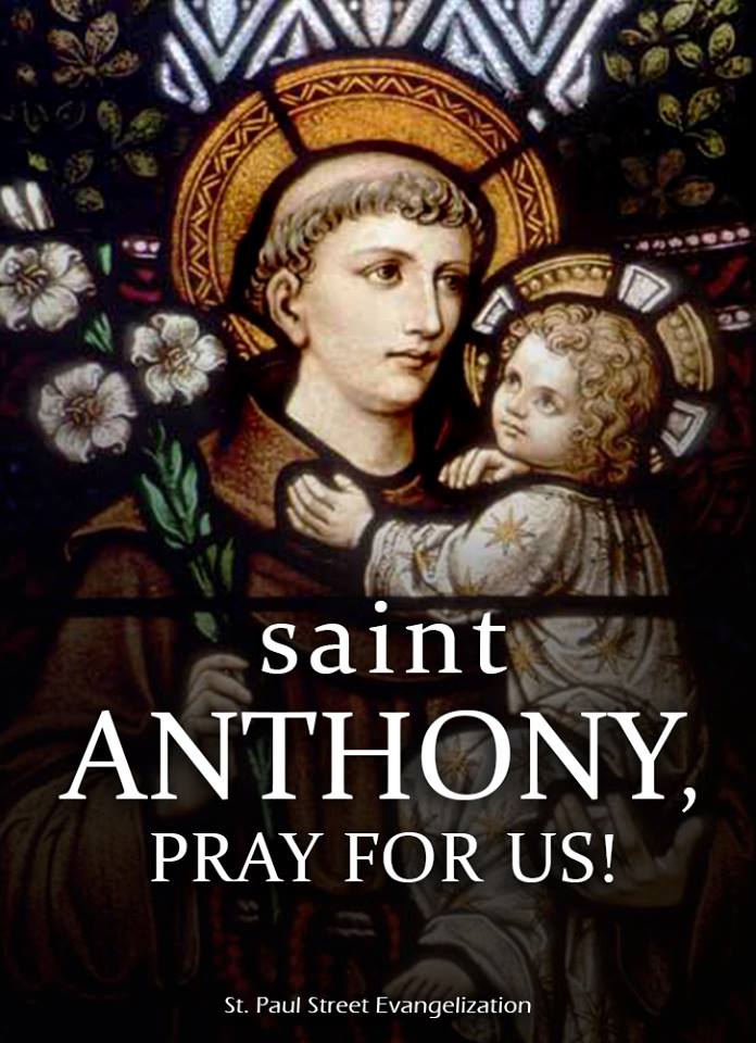 ST ANTHONY OF PADUA - JUNE 13