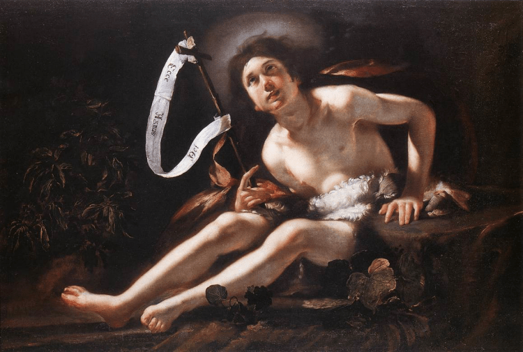 St. John the Baptist - Bernardo Strozzi 1620