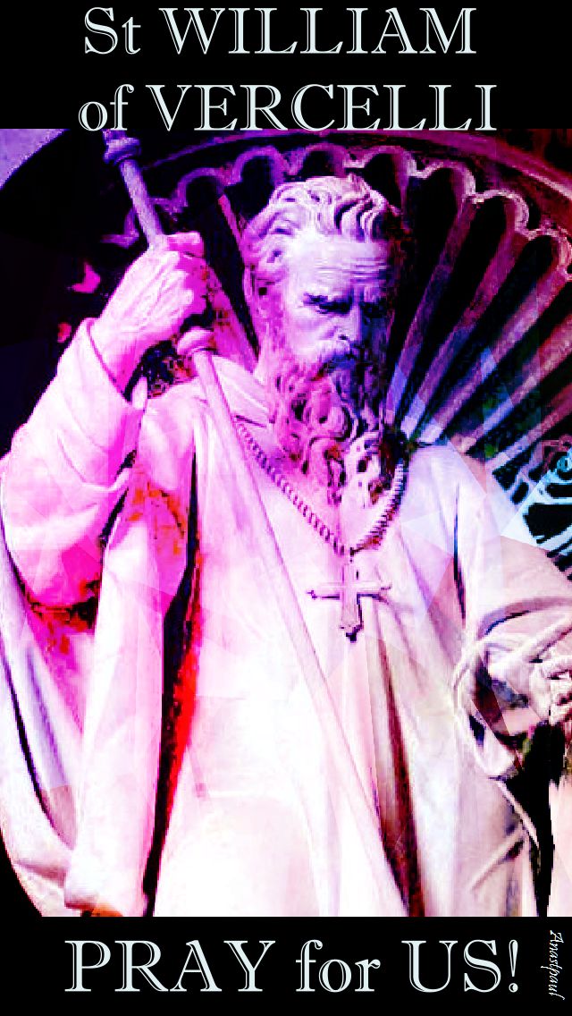 st william of vercelli pray for us