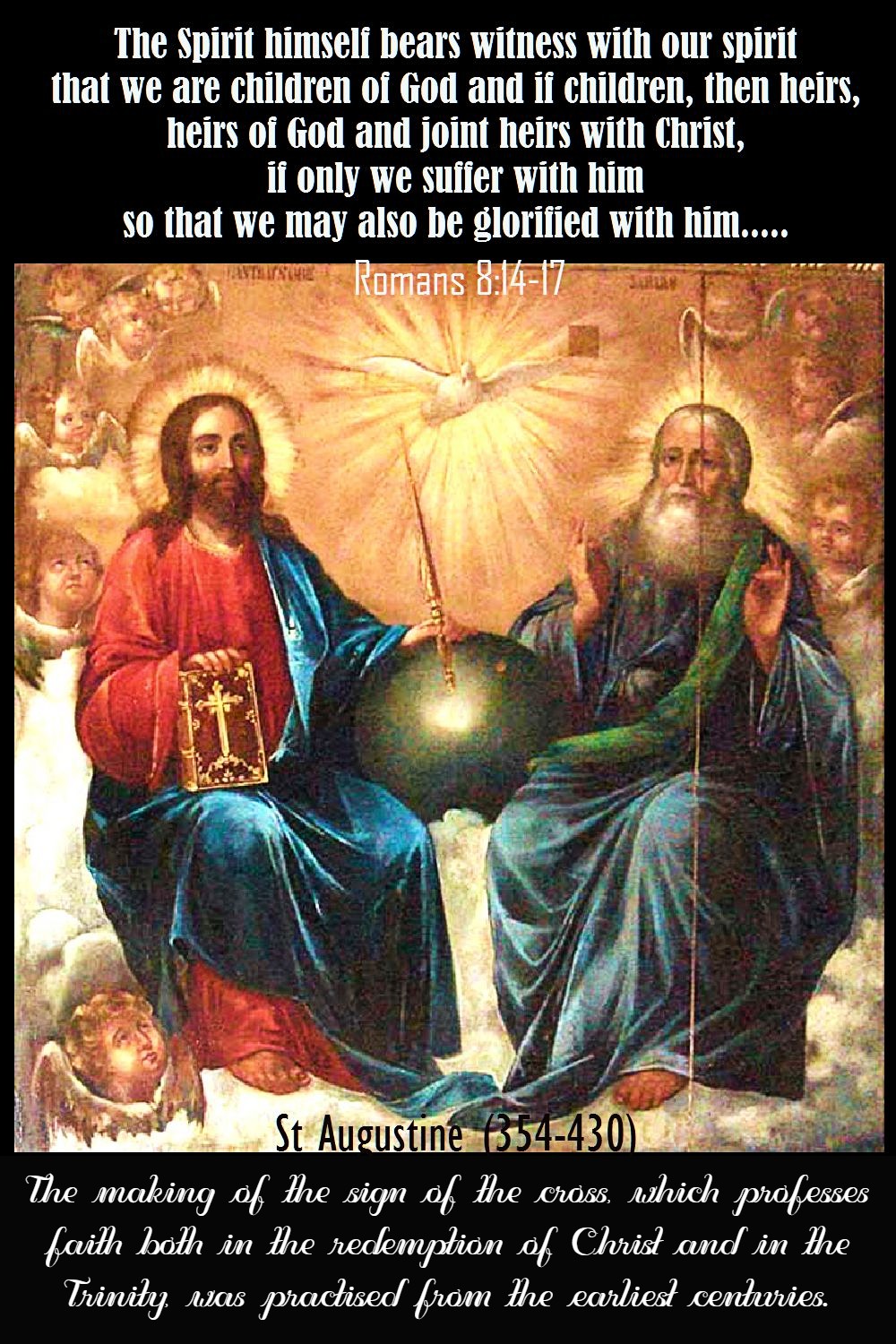 the making of the sign of the cross - st augustine