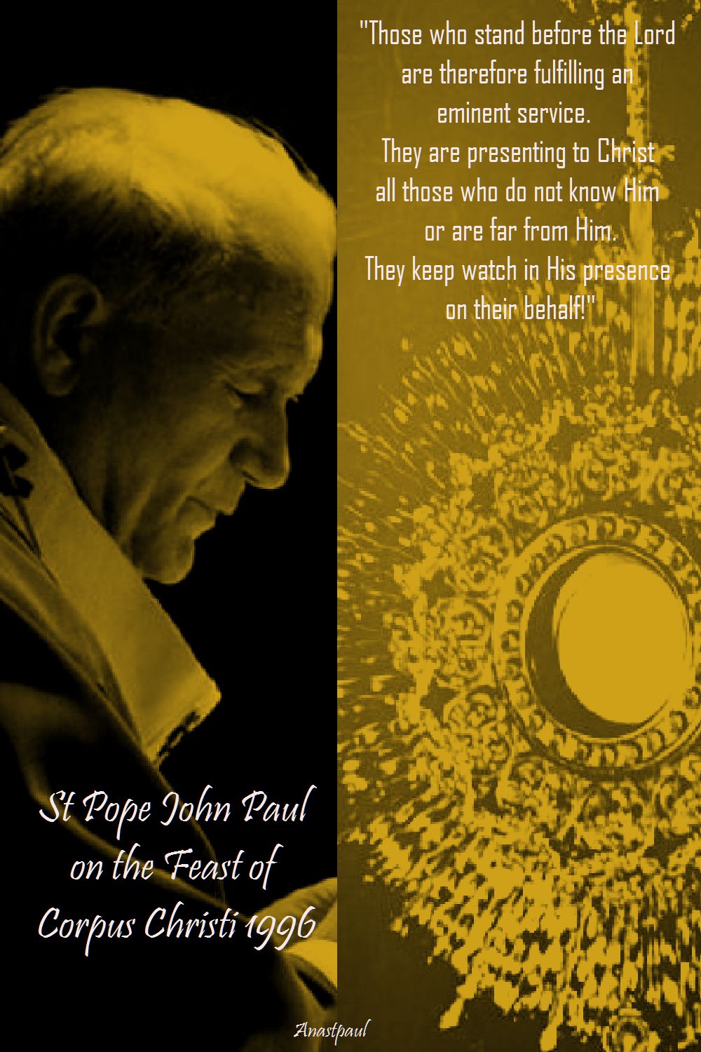 those who stand before the lord