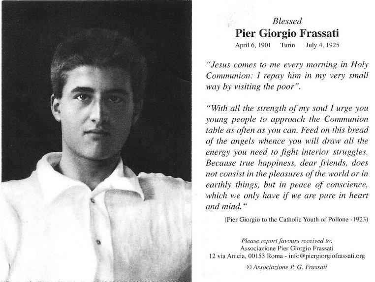 BlessedPierGiorgioFrassati3- quote on holy comm