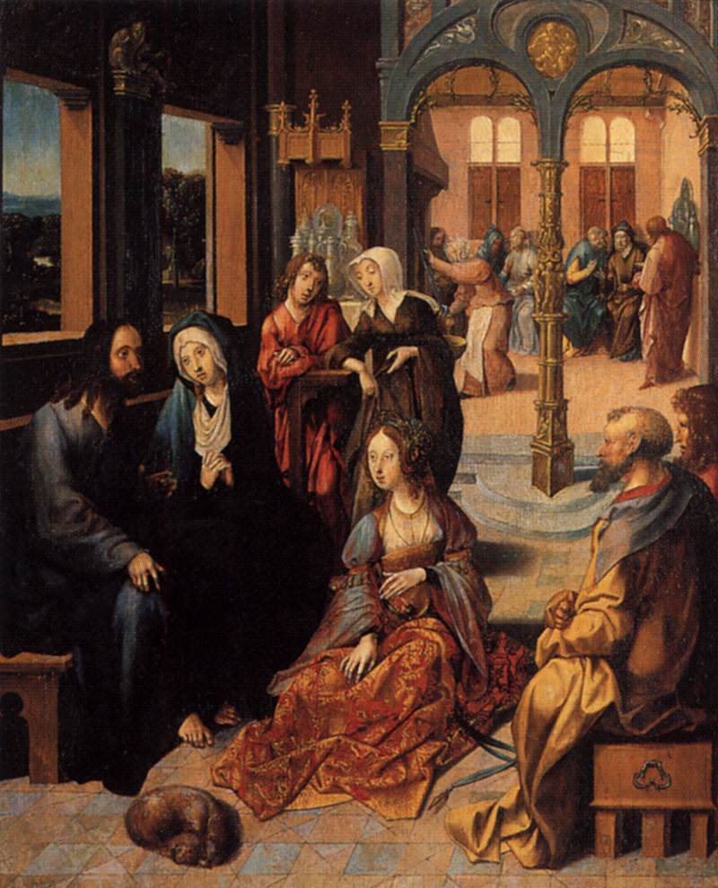 Christ with Martha and Mary