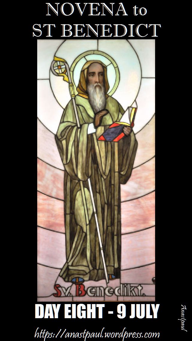 day eight - novena st benedict