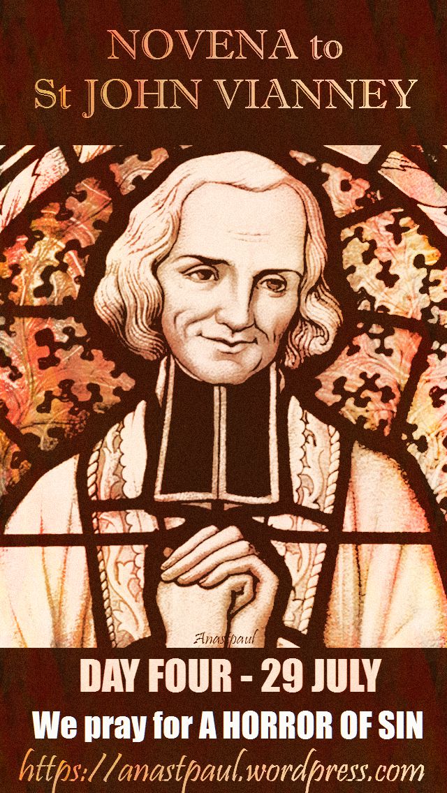 DAY FOUR - NOVENA TO ST JOHN VIANNEY