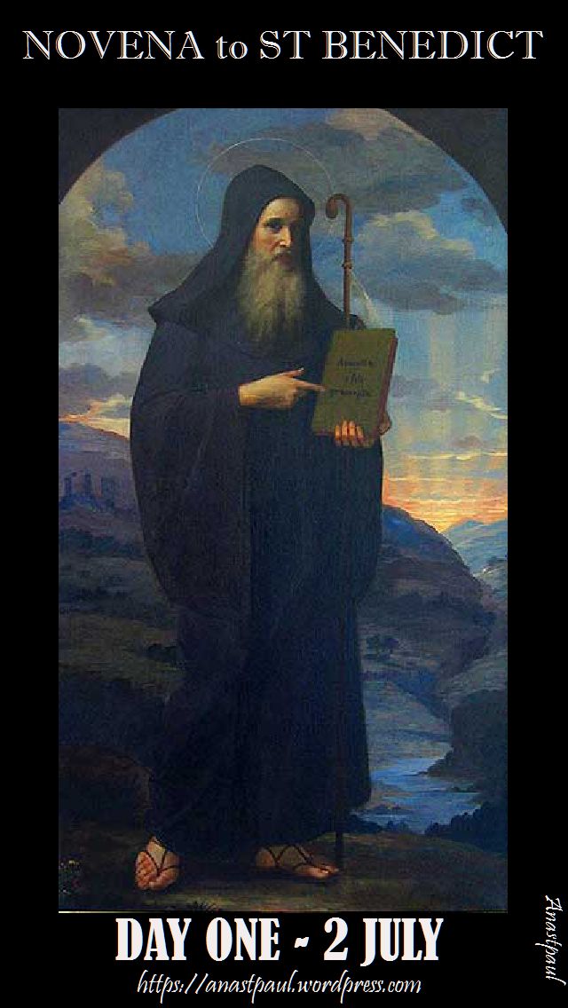 day one novena to st benedict