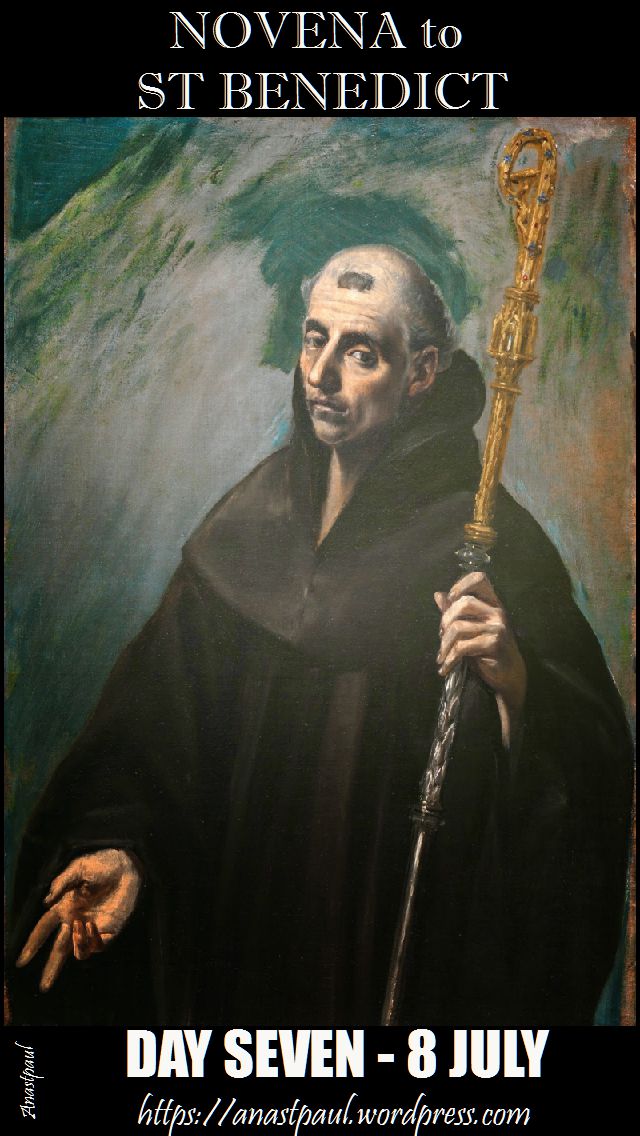day seven novena st benedict