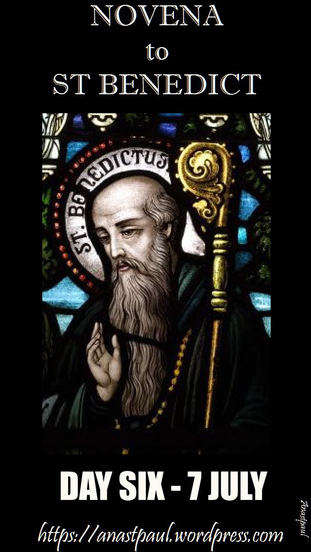 day six novena st benedict