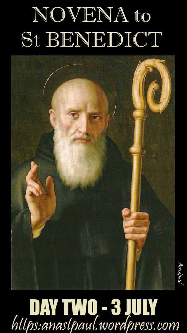 DAY TWO NOVENA ST BENEDICT