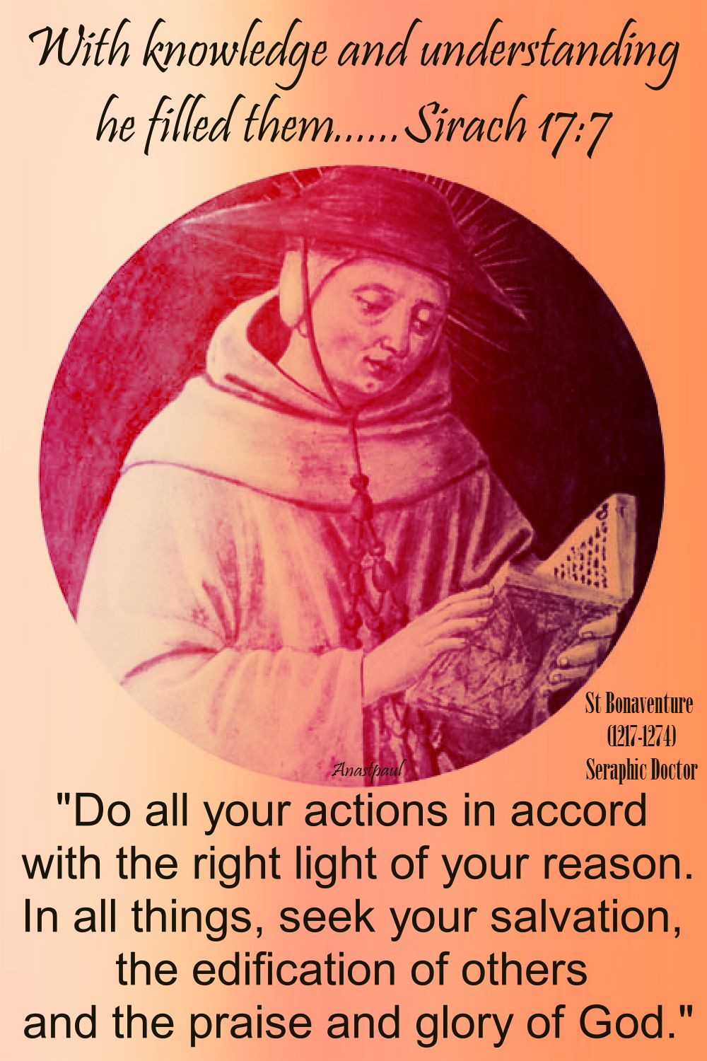 do all yur actions-st bonaventure