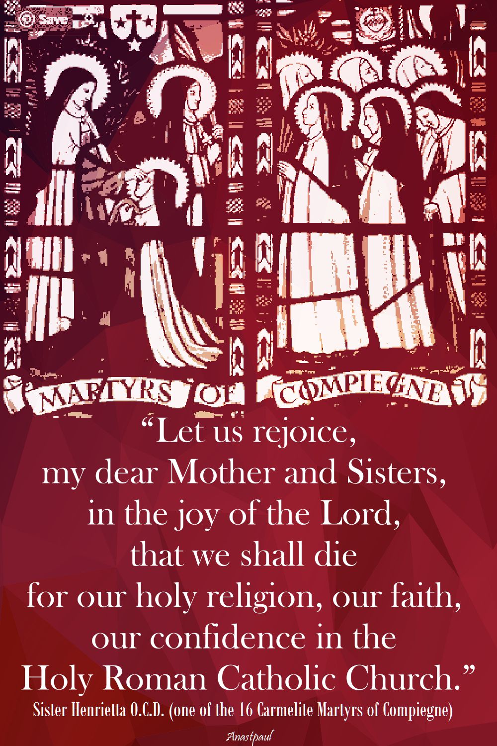 let us rejoice-sister henrietta