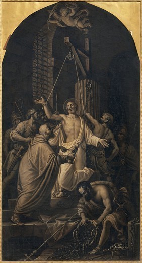Martyrdom of St Apollinaris Lattanzio Querena ––19th. century