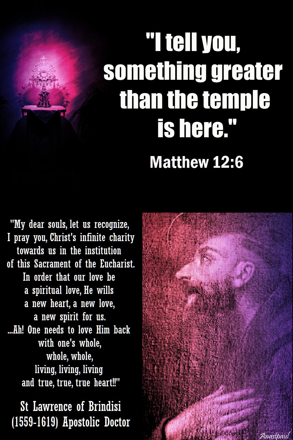 my dear souls - st lawrence of brindisi