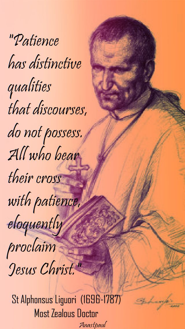 patience-st alphonsus liguori