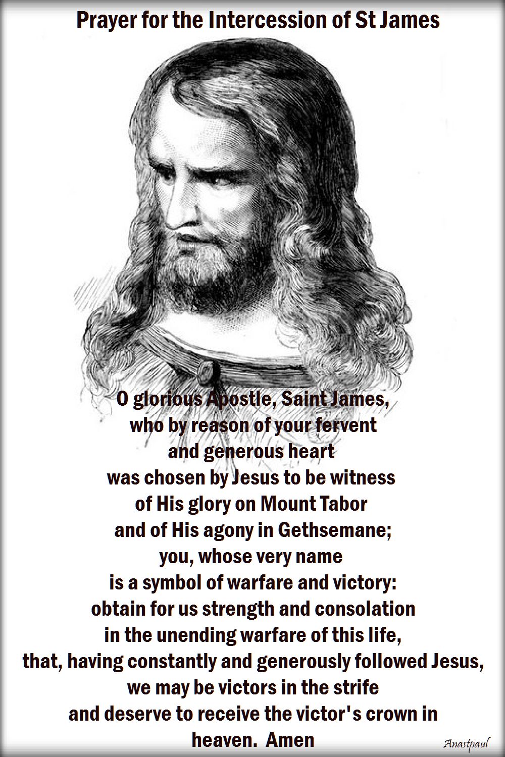 Prayer for the Intercession of St James