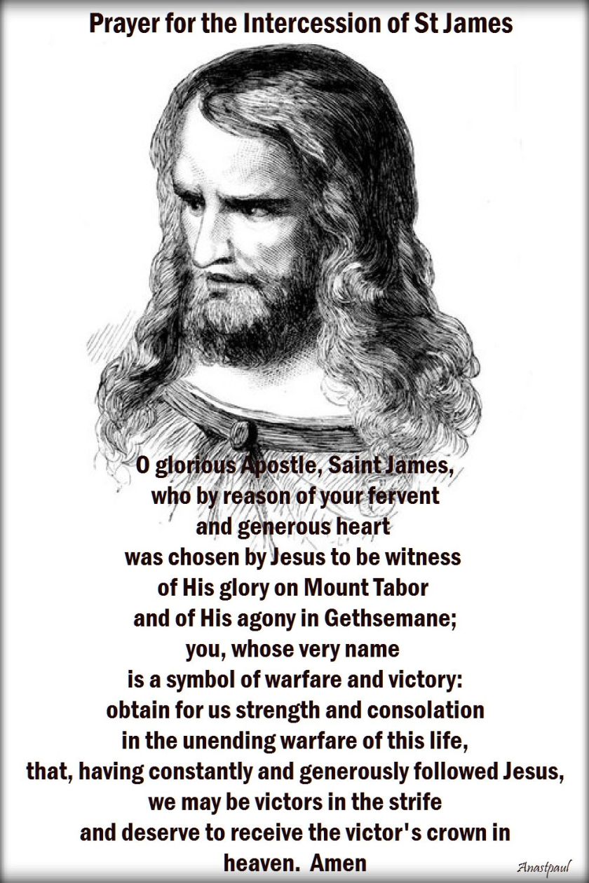Prayer for the Intercession of St James