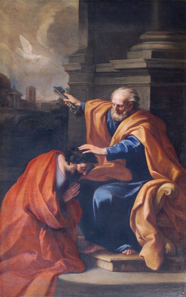 San Pietro sends Saint Apollinaris to Ravenna to convert the city