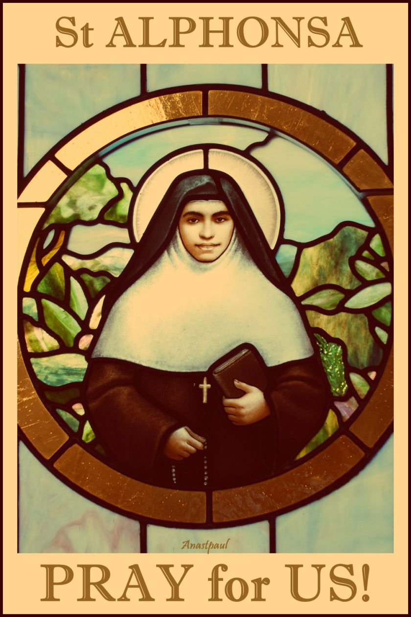 st alphonsa pray for us 2