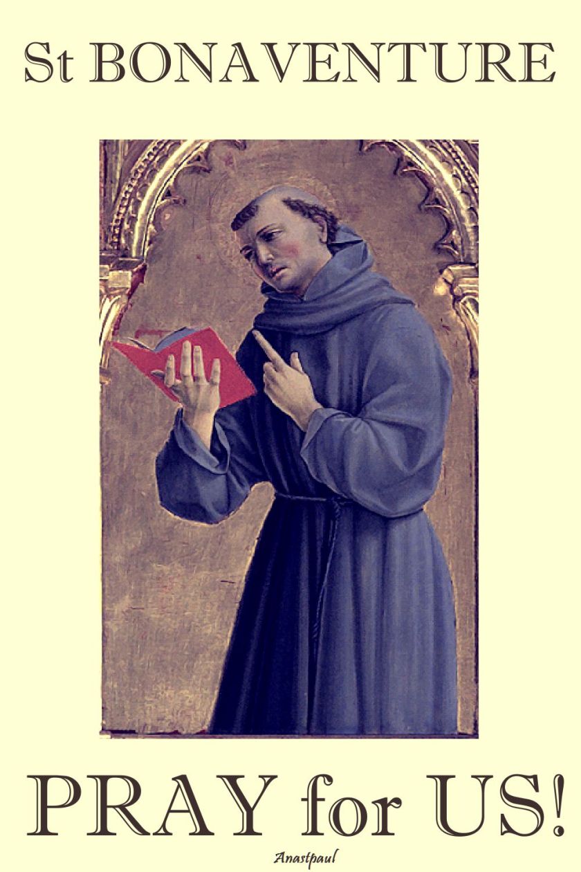 st bonaventure pray for us