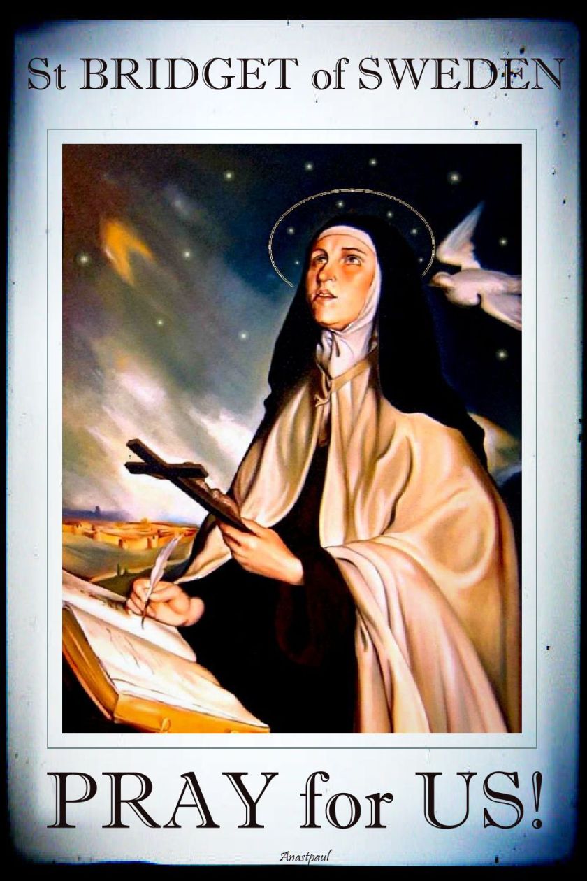 st bridget of sweden - pray for us