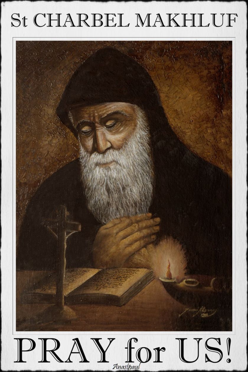 st charbel - pray for us