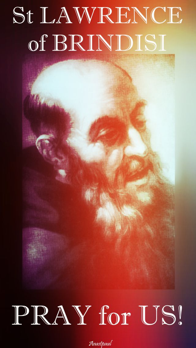 ST LAWRENCE OF BRINDISI PRAY FOR US