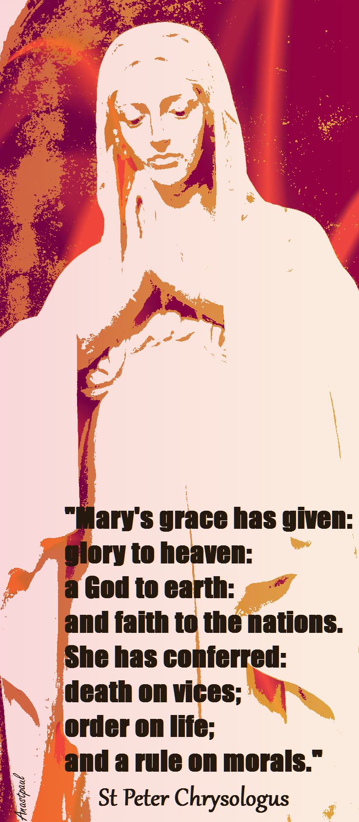 ST PETER CHRYSOLOGUS MARY'S GRACE
