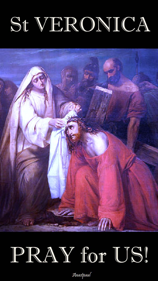 st veronica pray for us