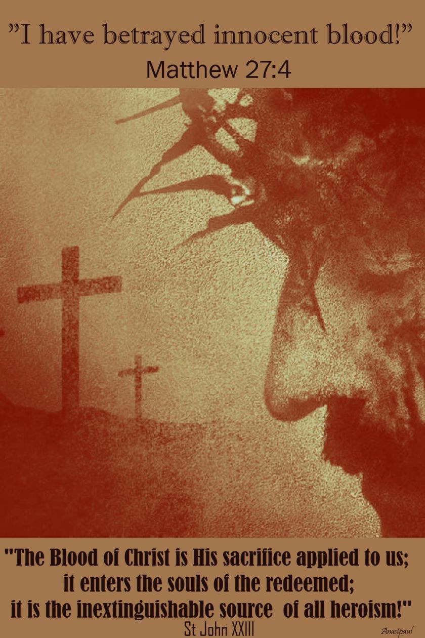 the blood of christ-st john XXIII