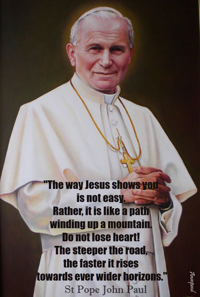 the way jesus shows you - st john paul