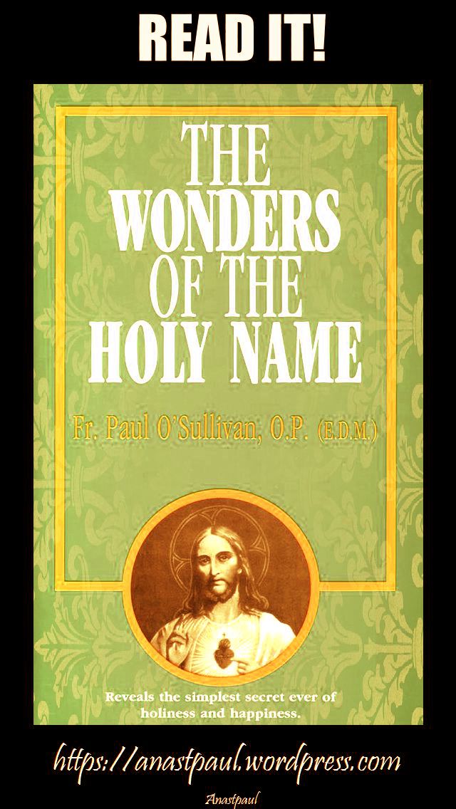 the wonders of the holy name-day five-12 july