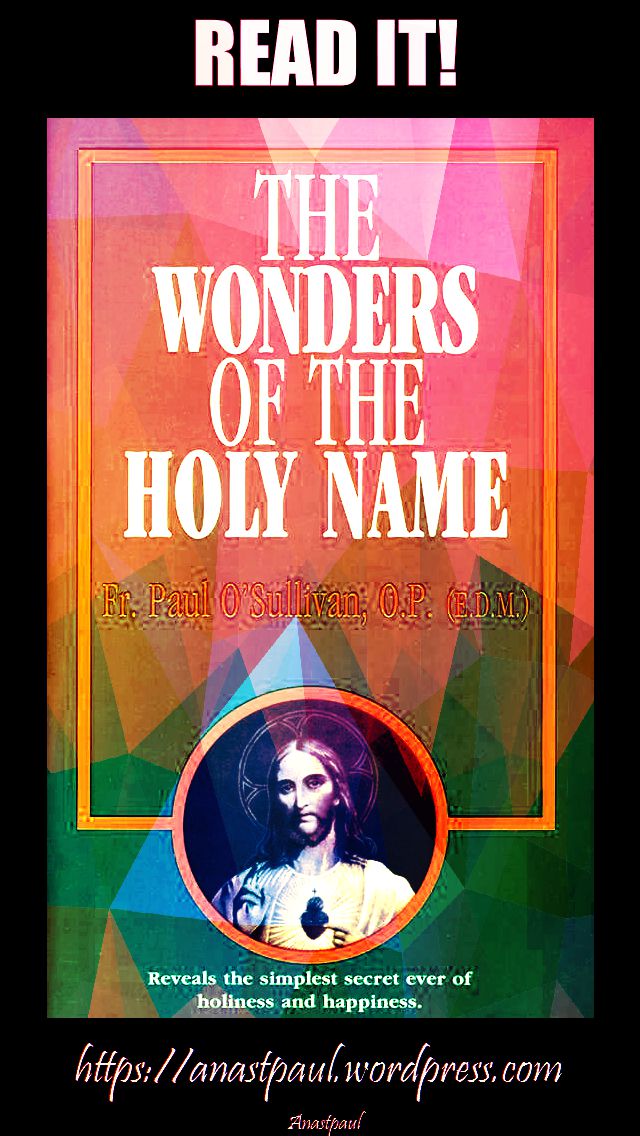 the wonders of the holy name-day four-13 july