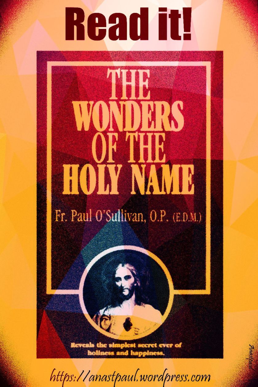 the wonders of the holy name-day FOurteen -23 july