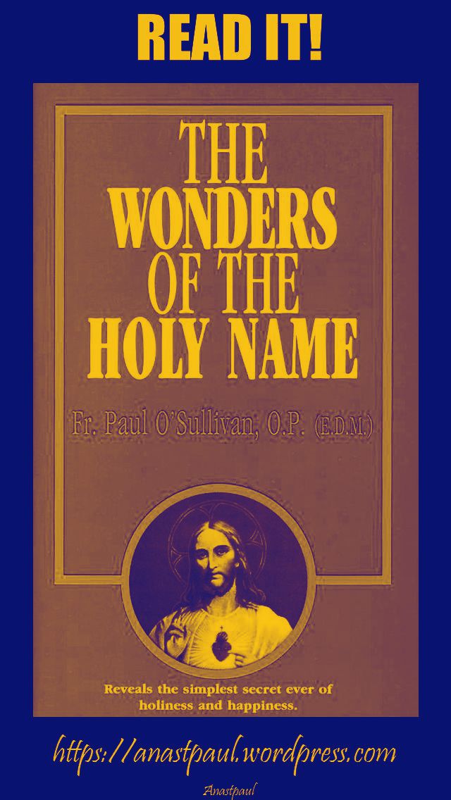 the wonders of the holy name-day ten-12 july