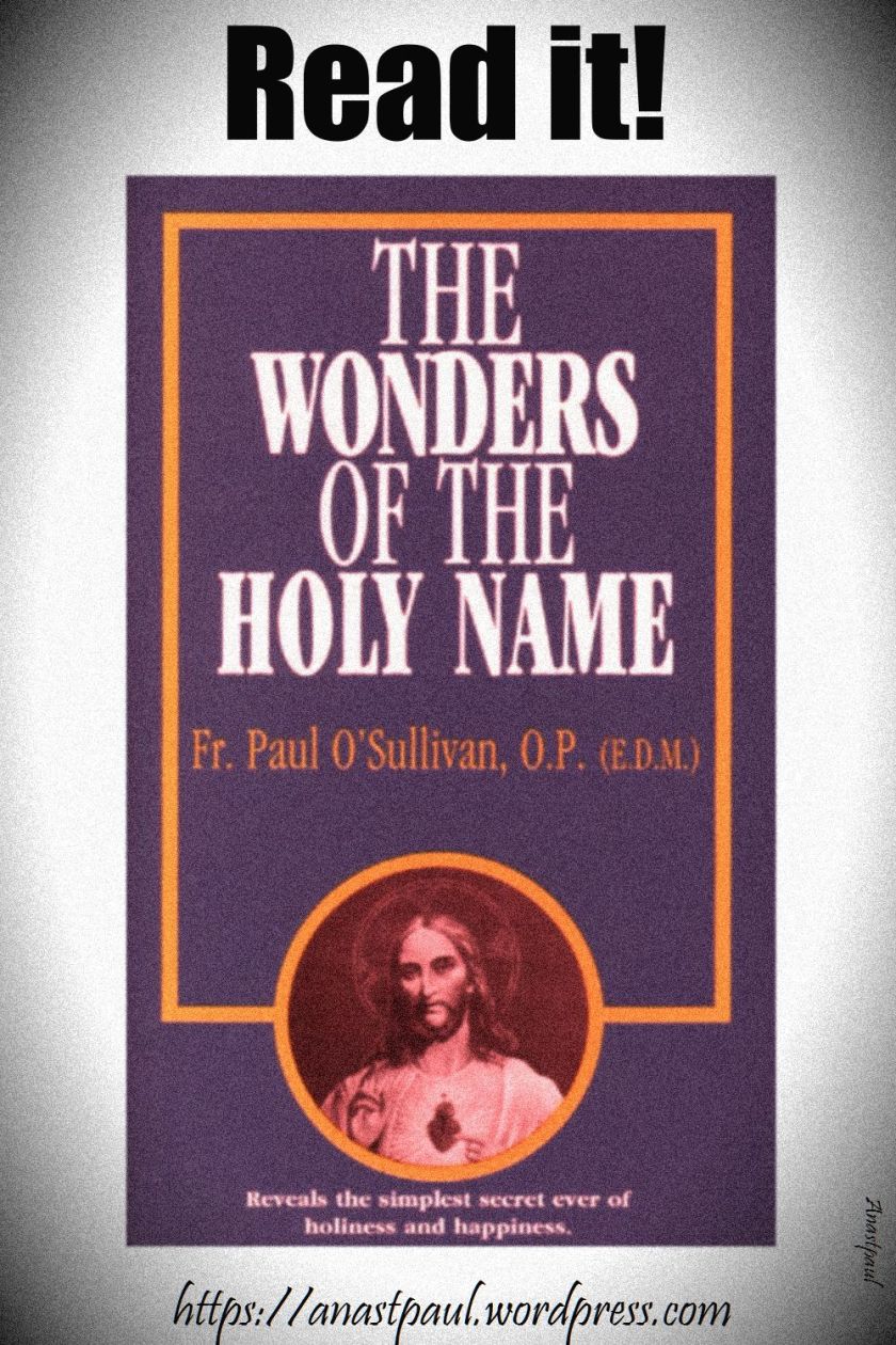 the wonders of the holy name-day two-11 july