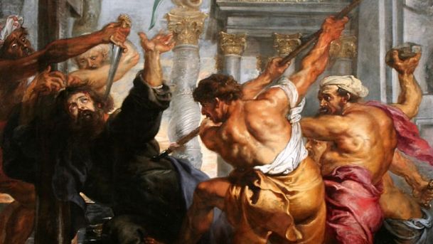 Thomas the Apostle is murdered in India
