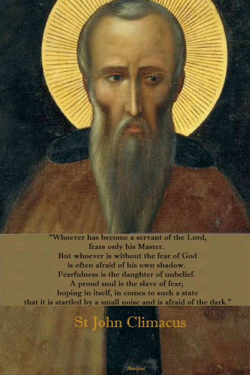 whoever has become a servant of the lord - st john climacus
