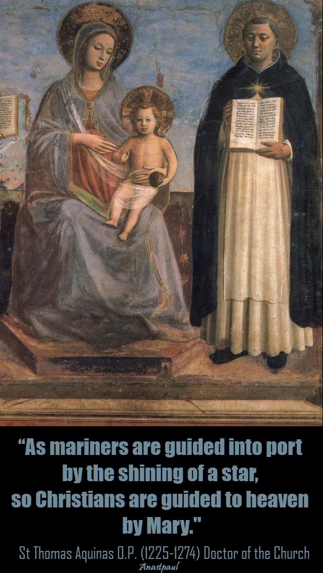 as mariners are guided into port - st thomas aquinas