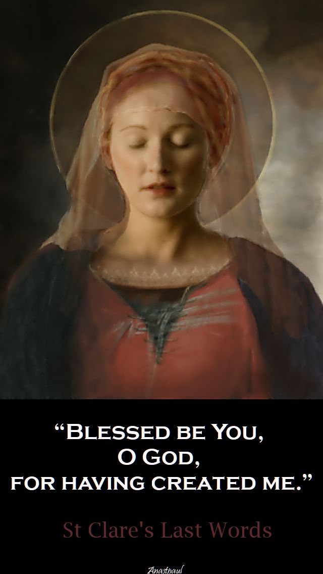 blessed be you o god - st clare
