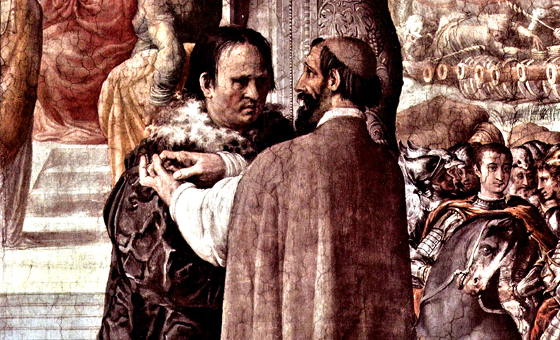 Cajetan und Luther photo by Francesco de_ Rossi