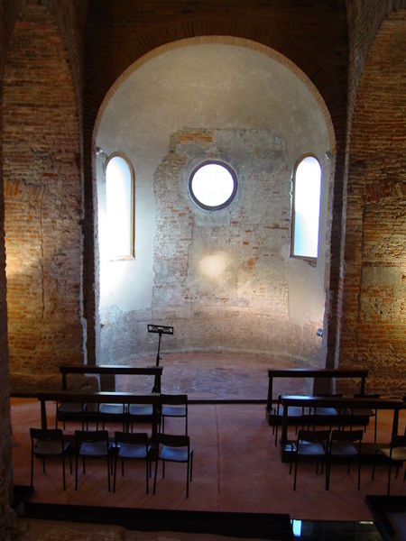 Chapel of the Anaunia martyrs, behind the apse in the Crypt of San Simpliciano church.