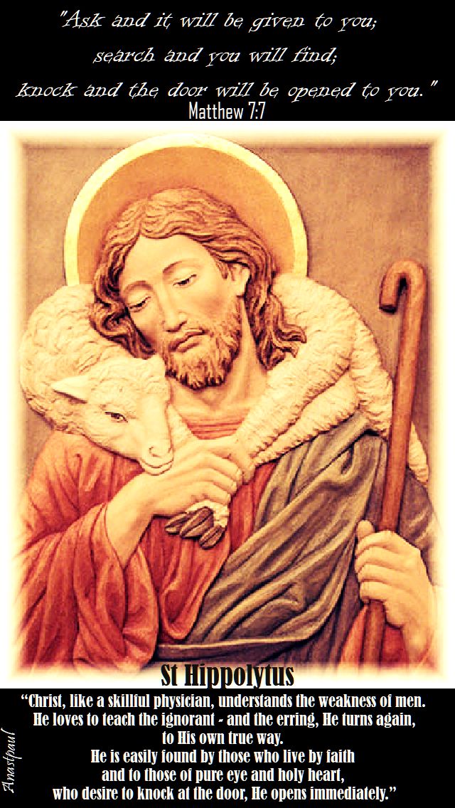 christ, like a skillful physician - st hippolytus