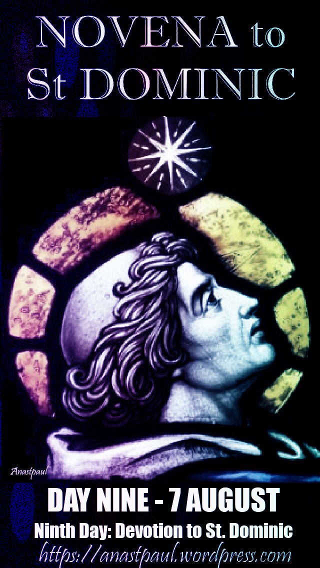 DAY NINE - NOVENA TO ST DOMINIC