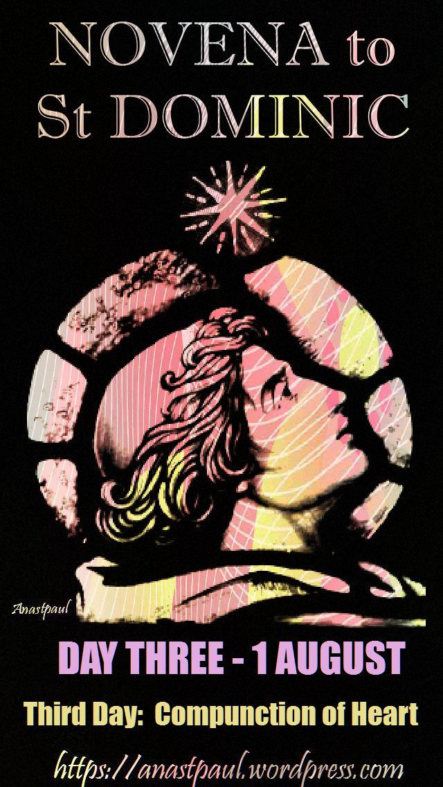 DAY THREE - NOVENA TO ST DOMINIC