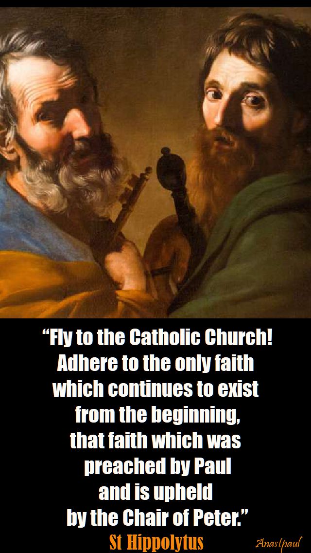 fly to the catholic church - st hippolytus