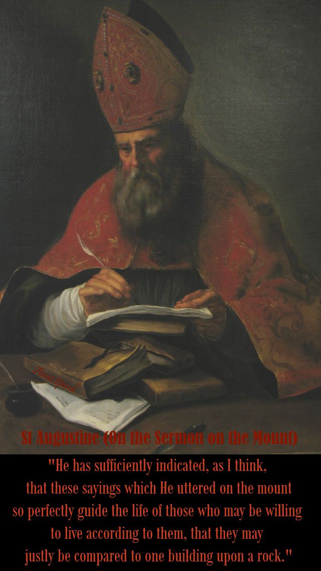 he has sufficiently indicated - st augustine